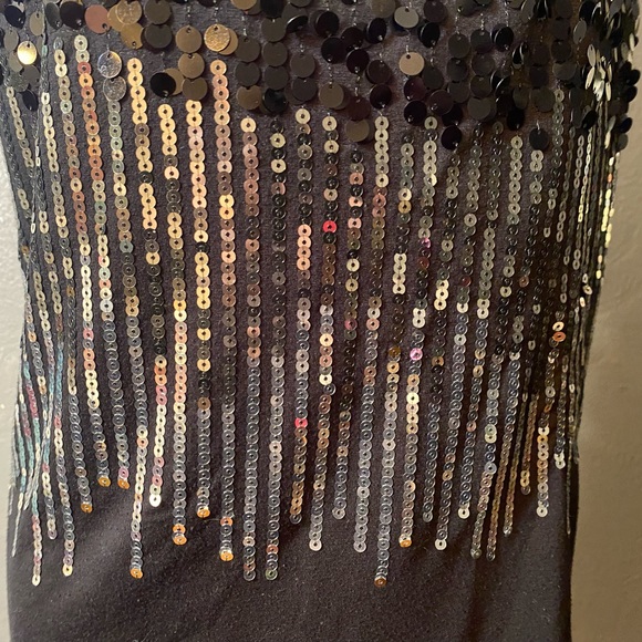 GEORGE black and silver sequin sleeveless top - Picture 15 of 16